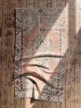Vintage rug sustainable home decor at Woven Kin Home