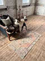 Vintage rug sustainable home decor at Woven Kin Home