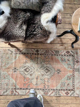 Vintage rug sustainable home decor at Woven Kin Home
