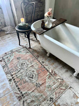 Vintage rug sustainable home decor at Woven Kin Home