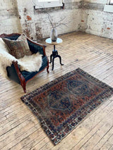 Vintage Persian Area Rug Sustainable Luxury Home Decor