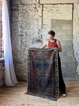 Vintage Persian Area Rug Sustainable Luxury Home Decor