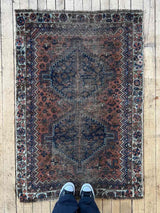 Vintage Persian Area Rug Sustainable Luxury Home Decor