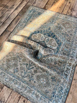 Vintage Persian Area Rug Sustainable Luxury Home Decor