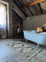 Vintage Persian Area Rug Sustainable Luxury Home Decor