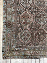 antique Persian accent rug sustainable home decor at Woven Kin Home