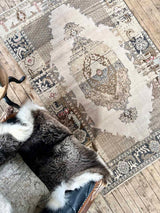 Vintage rug sustainable home decor at Woven Kin Home