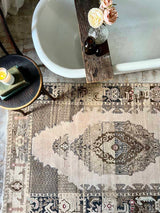 Vintage rug sustainable home decor at Woven Kin Home