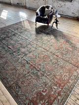 Vintage Persian Area Rug Sustainable Luxury Home Decor