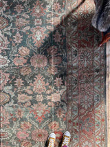 Vintage Persian Area Rug Sustainable Luxury Home Decor