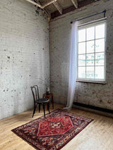 Vintage Persian Area Rug Sustainable Luxury Home Decor