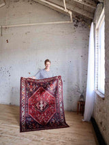 Vintage Persian Area Rug Sustainable Luxury Home Decor