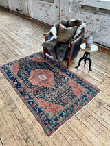 vintage Persian area rug at Woven Kin Home sustainable home decor