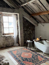 vintage Persian area rug at Woven Kin Home sustainable home decor