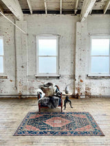 vintage Persian area rug at Woven Kin Home sustainable home decor