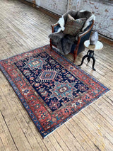 Vintage Persian Area Rug Sustainable Luxury Home Decor