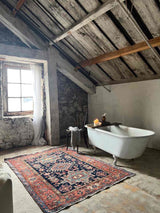 Vintage Persian Area Rug Sustainable Luxury Home Decor