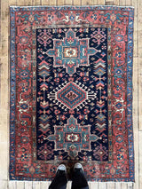 Vintage Persian Area Rug Sustainable Luxury Home Decor