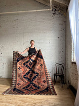 Vintage Persian Area Rug Sustainable Luxury Home Decor