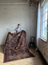 Antique Persian Area Rug Sustainable Luxury Home Decor