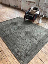 Vintage Persian Area Rug Sustainable Luxury Home Decor