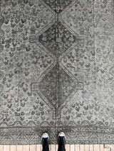 Vintage Persian Area Rug Sustainable Luxury Home Decor