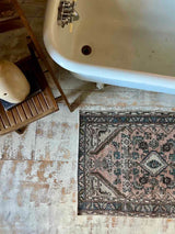 Vintage Persian Area Rug Sustainable Luxury Home Decor