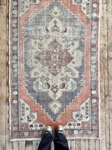 Vintage rug sustainable home decor at Woven Kin Home