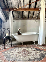 Vintage rug sustainable home decor at Woven Kin Home