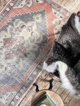 Vintage rug sustainable home decor at Woven Kin Home