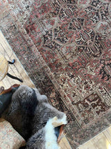 Vintage Persian Area Rug Sustainable Luxury Home Decor