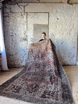 Vintage Persian Area Rug Sustainable Luxury Home Decor