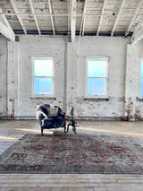 Vintage Persian Area Rug Sustainable Luxury Home Decor