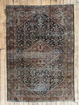 Vintage Persian Area Rug Sustainable Luxury Home Decor