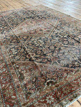 Vintage Persian Area Rug Sustainable Luxury Home Decor