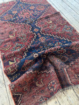 antique vintage area rug sustainable home decor at Woven Kin Home