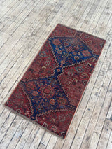 antique vintage area rug sustainable home decor at Woven Kin Home