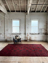 Vintage Persian Area Rug Sustainable Luxury Home Decor