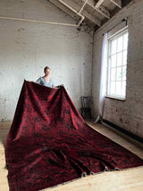 Vintage Persian Area Rug Sustainable Luxury Home Decor