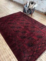 Vintage Persian Area Rug Sustainable Luxury Home Decor