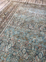 Vintage Persian Area Rug Sustainable Luxury Home Decor