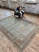 Vintage Persian Area Rug Sustainable Luxury Home Decor