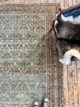Vintage Persian Area Rug Sustainable Luxury Home Decor