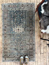 Vintage Persian Area Rug Sustainable Luxury Home Decor