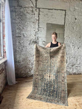 Vintage Persian Area Rug Sustainable Luxury Home Decor