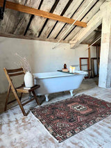 Vintage Persian Area Rug Sustainable Luxury Home Decor