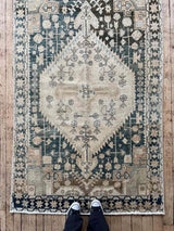 Vintage Persian Area Rug Sustainable Luxury Home Decor