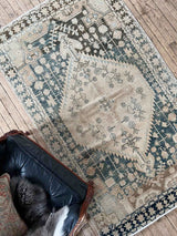 Vintage Persian Area Rug Sustainable Luxury Home Decor