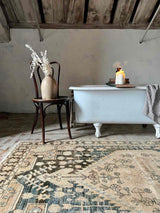 Vintage Persian Area Rug Sustainable Luxury Home Decor
