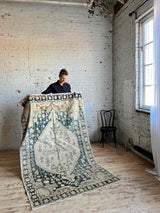 Vintage Persian Area Rug Sustainable Luxury Home Decor